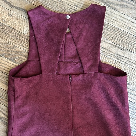 Alex + Alex Faux Suede Knee Length Dress size small EUC - Picture 4 of 6